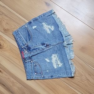 NWT Caffeine Denim Jean Skirt Size S